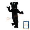 Silly Beaver With Green Eyes Mascot Costume