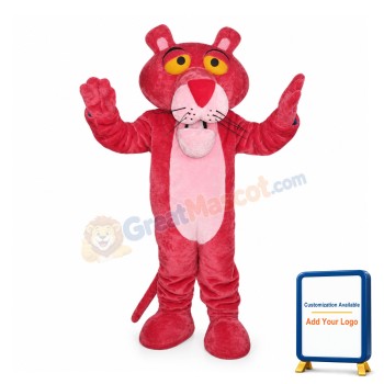 Lifesome Pink Tiger Mascot Costume