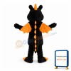 Black & Orange Flying Dragon Mascot Costume