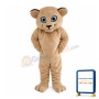 Little Tiger With Sky Blue Eyes Mascot Costume