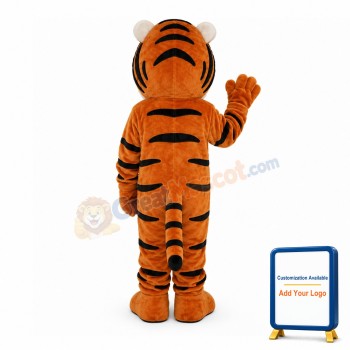 Well-disposed Adult Tiger Mascot Costume