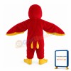 Walking Red Eagle Mascot Costume