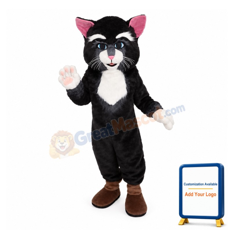 Lovable Mignon Black Cat Mascot Costume