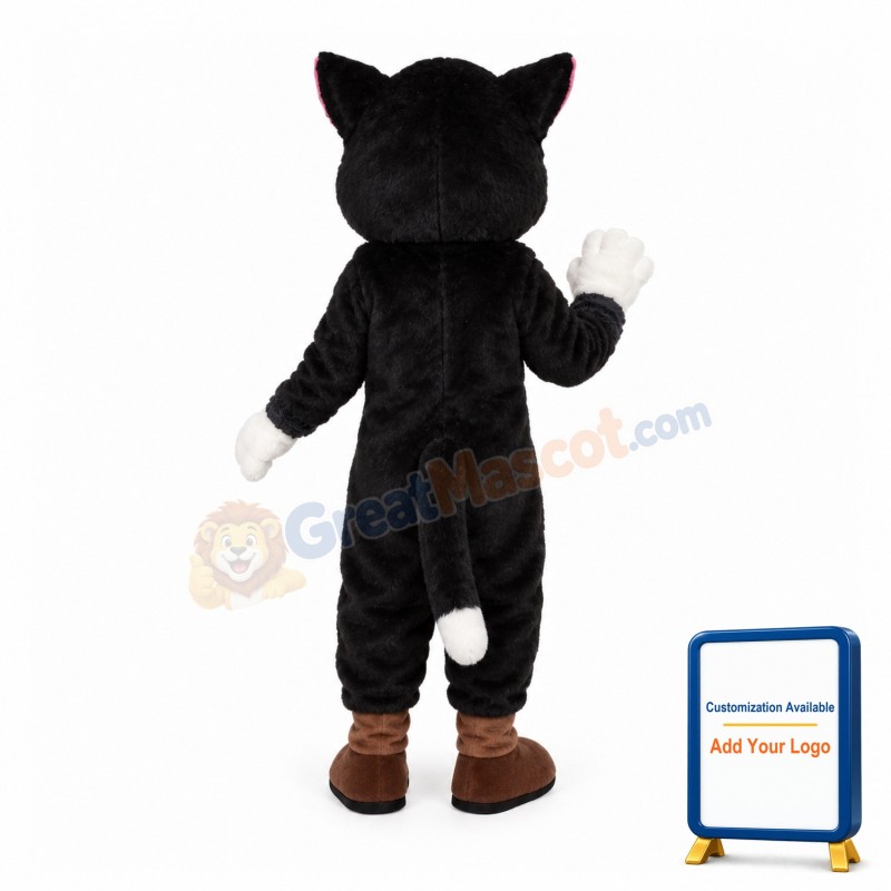 Lovable Mignon Black Cat Mascot Costume