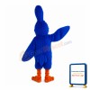 Blue Furry Woodpecker Mascot Costume