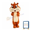 Joyful Cute Chipmunk Mascot Costume
