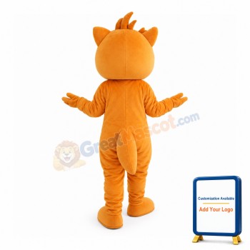 Squirrel Showing Front Teeth Mascot Costume