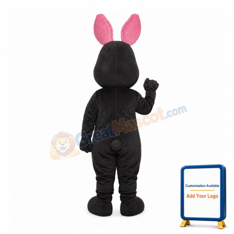 Grey Mouse With Pink Ears Mascot Costume