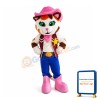 Stylish Detective Cat Mascot Costume