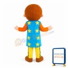 Adolescent Boy With Colorful Coat Mascot Costume