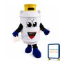 White Gas Tank Mascot Costume