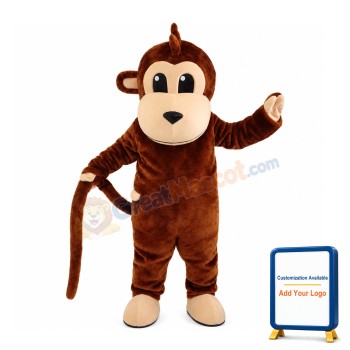Monkey Holding Tail Mascot Costume
