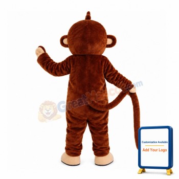 Monkey Holding Tail Mascot Costume
