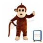 Monkey Holding Tail Mascot Costume