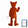 Pointed Mouth Wolf Mascot Costume