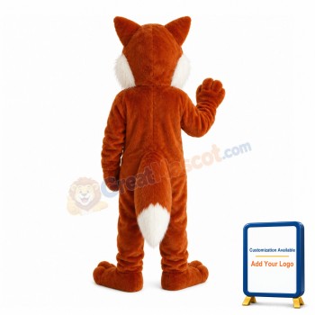 Pointed Mouth Wolf Mascot Costume