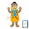 Cartoon Marmot With Yellow Vest Mascot Costume