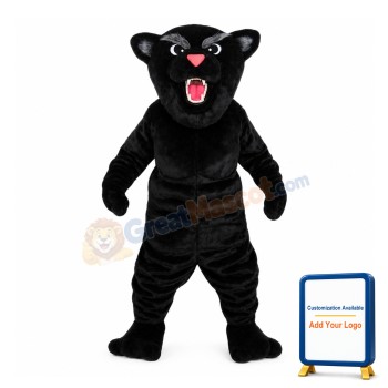 Roaring Black Panther Mascot Costume