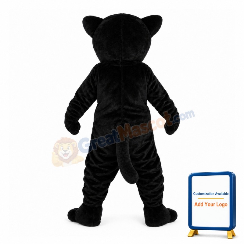 Roaring Black Panther Mascot Costume