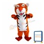 Funny Tiger With Big Head Mascot Costume