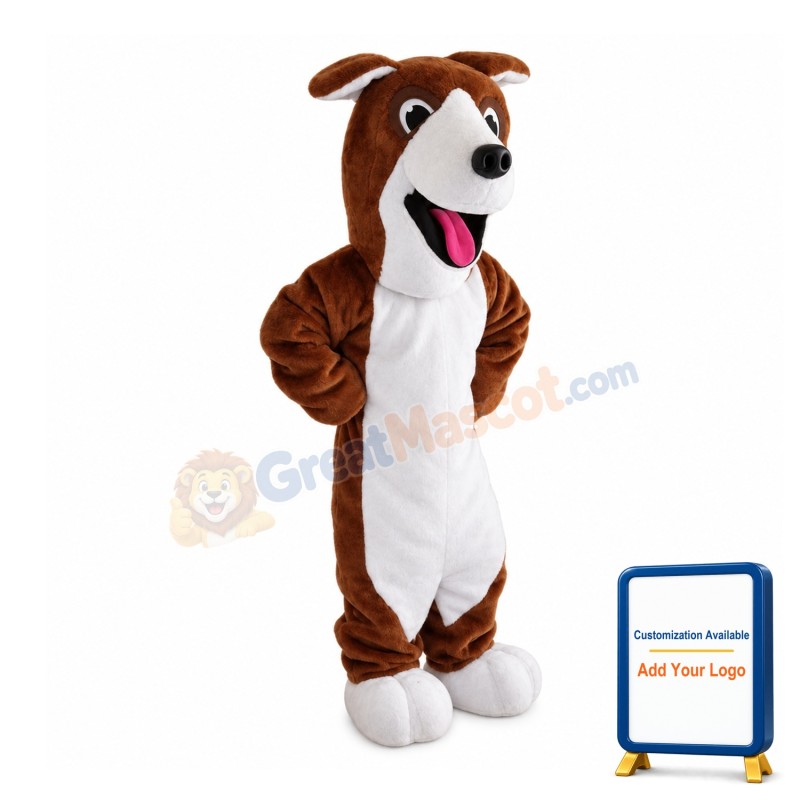Roguish Akimbo Dog Mascot Costume
