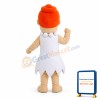 Monk Wearing White Buddha Beads Mascot Costume