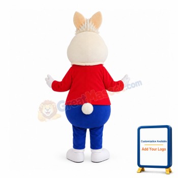 Knowledgeable Rabbit Professor Mascot Costume
