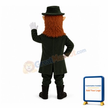 Polite Bearded Gentleman Mascot Costume
