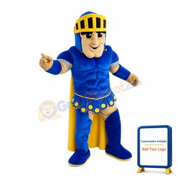 Muscular Sociable Warrior Mascot Costume