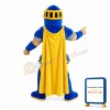 Muscular Sociable Warrior Mascot Costume