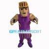Muscular Sociable Warrior Mascot Costume