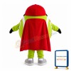 Cartoon Tennis Ball With Red Cap Mascot Costume