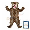 Leopard With Green Eyes Mascot Costume
