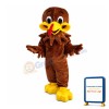 Brown Big Bird Mascot Costume