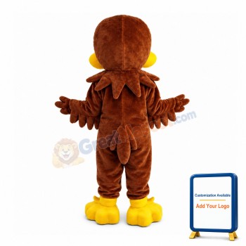 Brown Big Bird Mascot Costume