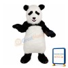 Silly Long Fur Panda Mascot Costume