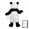 Silly Long Fur Panda Mascot Costume