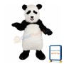 Silly Long Fur Panda Mascot Costume