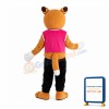 Young Tiger With Pink Vest Mascot Costume