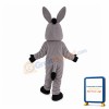 Clumsy Gray Donkey Mascot Costume