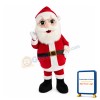 Peaceful Santa Claus With Glasses Mascot Costume