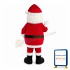 Peaceful Santa Claus With Glasses Mascot Costume