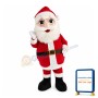 Peaceful Santa Claus With Glasses Mascot Costume