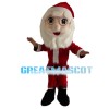 Peaceful Santa Claus With Glasses Mascot Costume