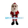 Peaceful Santa Claus With Glasses Mascot Costume