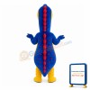 Blue & Yellow Little Dinosaur Mascot Costume