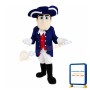 Square Face Noble Gentleman Mascot Costume