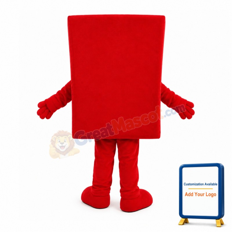 Cube Shaped Doll Mascot Costume