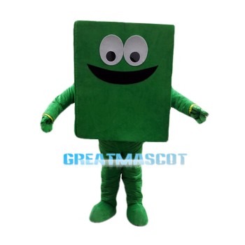 Cube Shaped Doll Mascot Costume