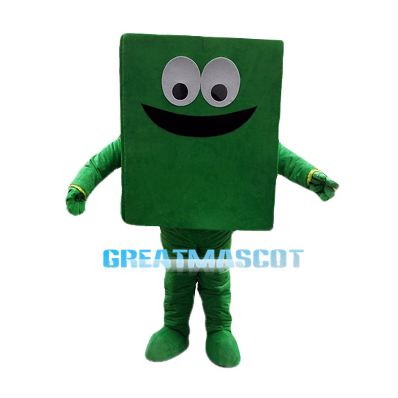 Cube Shaped Doll Mascot Costume